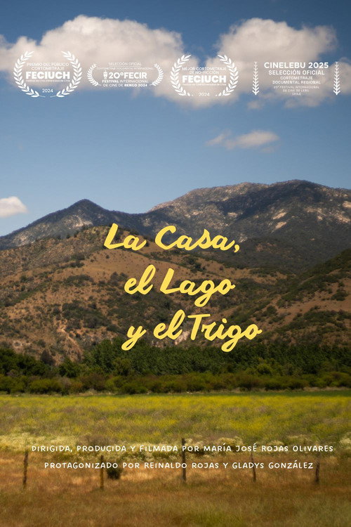 La casa, el lago y el trigo poster