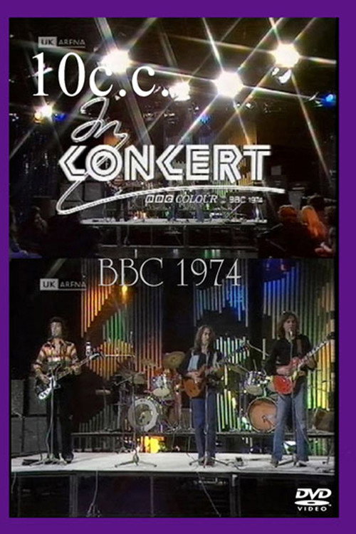 10 CC In Concert - London - BBC 1974 poster
