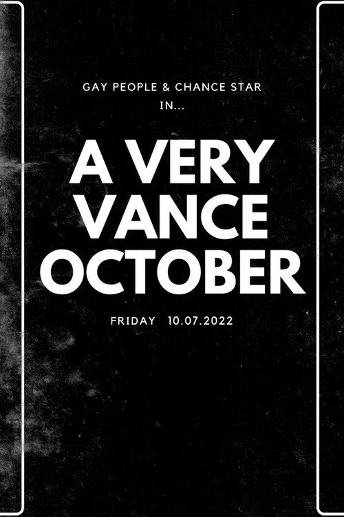 A Very Vance October poster