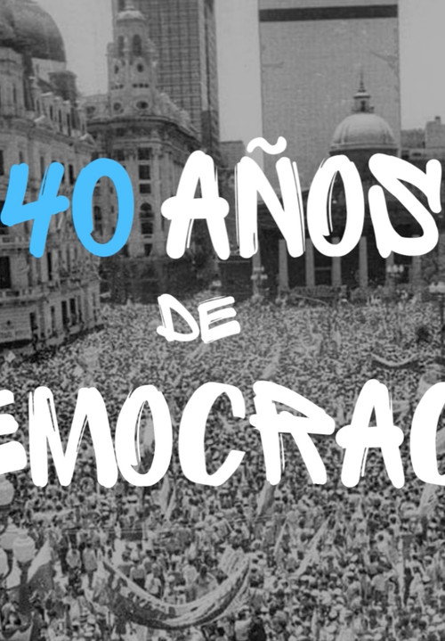 40 años de democracia poster