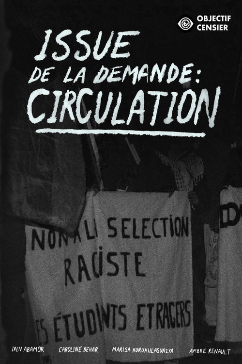 Issue de la demande : Circulation poster