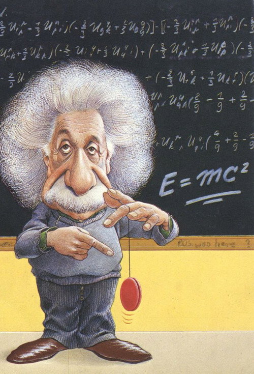 Die Physik Albert Einsteins poster