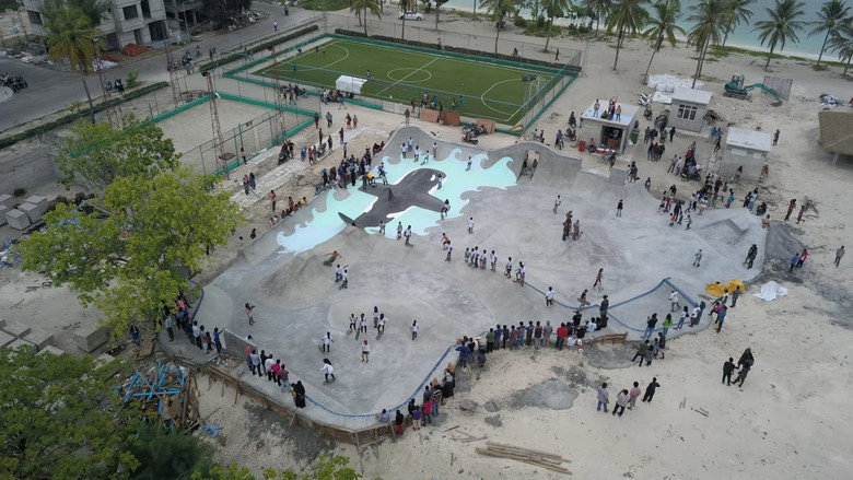 Hulhumale’ Skatepark – The Build still 2