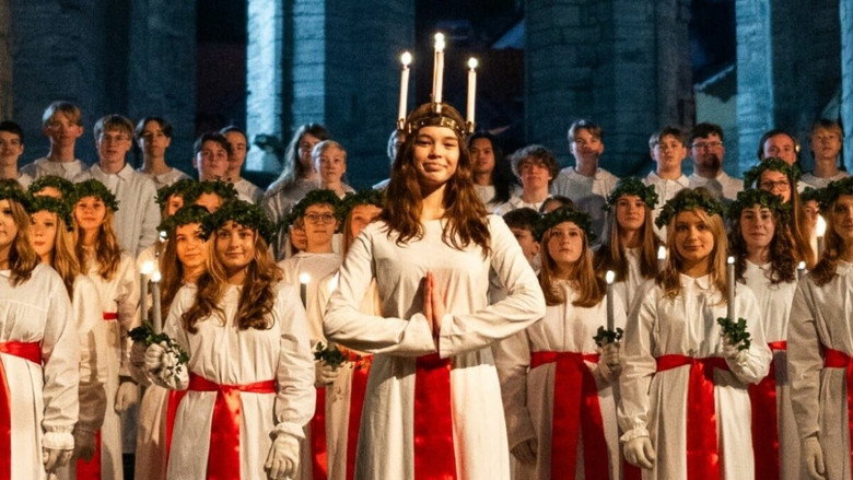 Luciamorgon från Visby still 2